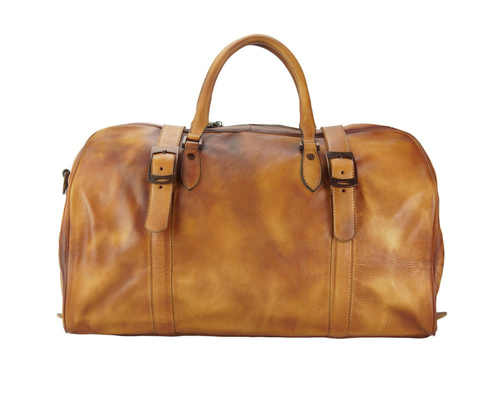 The Serafino Vintage Leather Travel Bag from Florence Italy.