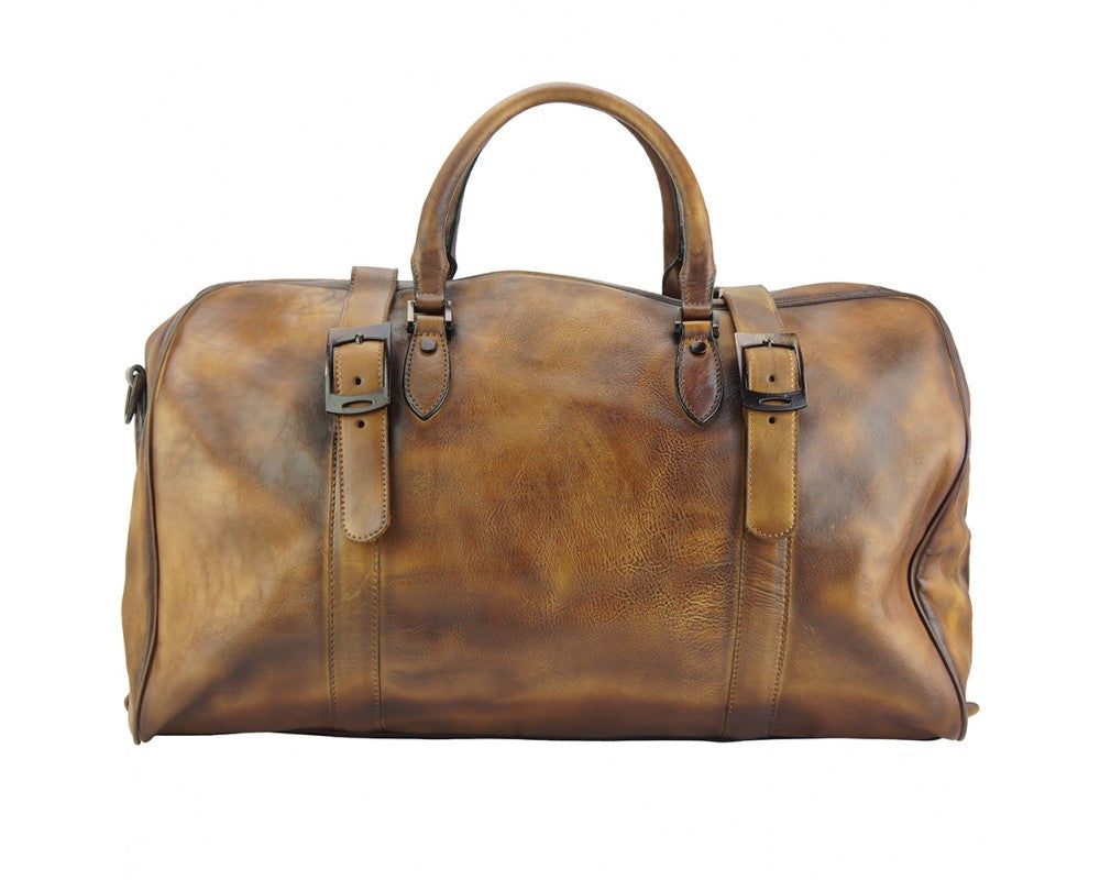 The Serafino Vintage Leather Travel Bag from Florence Italy.