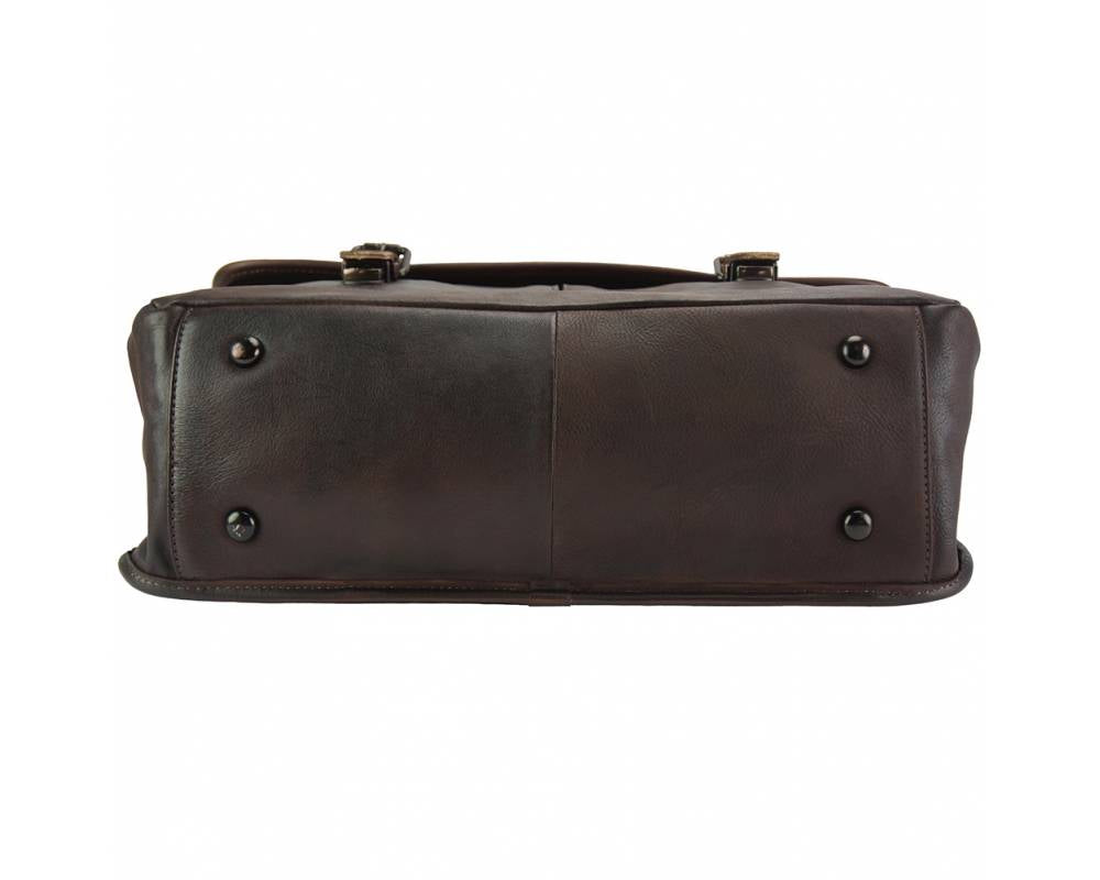 The Florine Leather Business Handbag or Messenger Bag from Florence, Italy