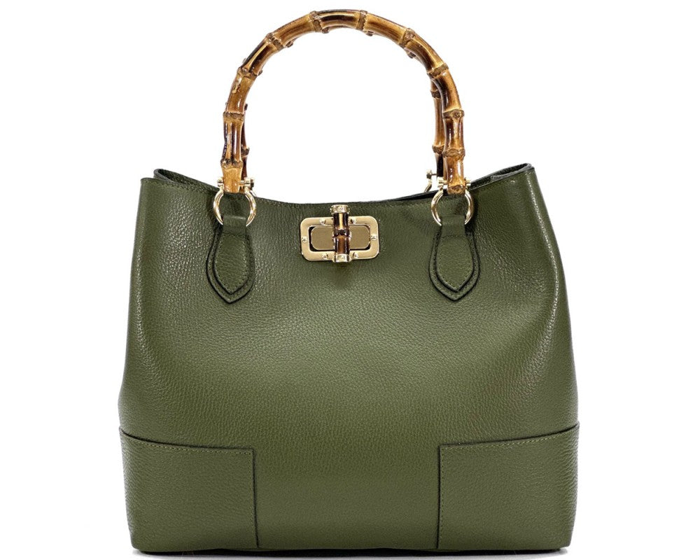 The Fabrizia Leather Handbag from Florence, Italy